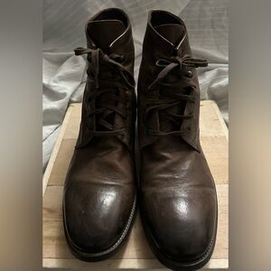 To Boot New York Boots Mens Leather Distressed Adam Derrick Vero Cuoio Size 13